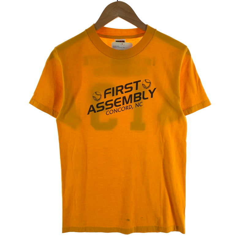 【中古品】【メンズ】 FRUIT OF LOOM 00年代 半袖Tシャツ 古着 145-260927-gm-47-fuzh サイズ：S カラー：イエロー 万代Net店