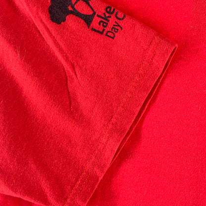 【中古品】【メンズ】 HANES 半袖Tシャツ 古着 145-260927-gm-05-fuzh サイズ：M カラー：レッド 万代Net店