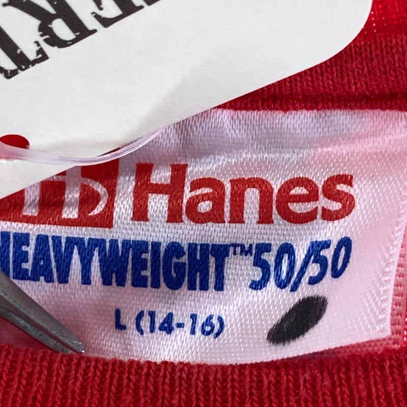 【中古品】【メンズ】 HANES 半袖Tシャツ 古着 145-260927-gm-10-fuzh サイズ：L カラー：レッド 万代Net店