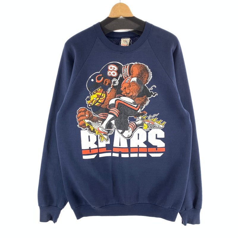 【中古品】【メンズ】 FRUIT OF THE LOOM フルーツオブザルーム 80年代 SWEAT SHIRT 80s スウェット 古着 145-261018-gm-13-fuzh サイズ：XL カラー：ネイビー 万代Net店