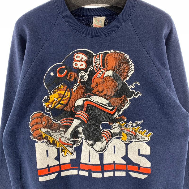 【中古品】【メンズ】 FRUIT OF THE LOOM フルーツオブザルーム 80年代 SWEAT SHIRT 80s スウェット 古着 145-261018-gm-13-fuzh サイズ：XL カラー：ネイビー 万代Net店