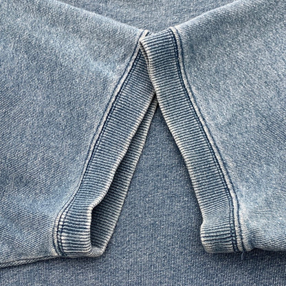 【中古品】【メンズ】 STUSSY ステューシー 半袖スウェット 半袖Tシャツ カットソー ブランド 古着 142-260628-gm-03-fuz サイズ：L カラー：ブルー 万代Net店
