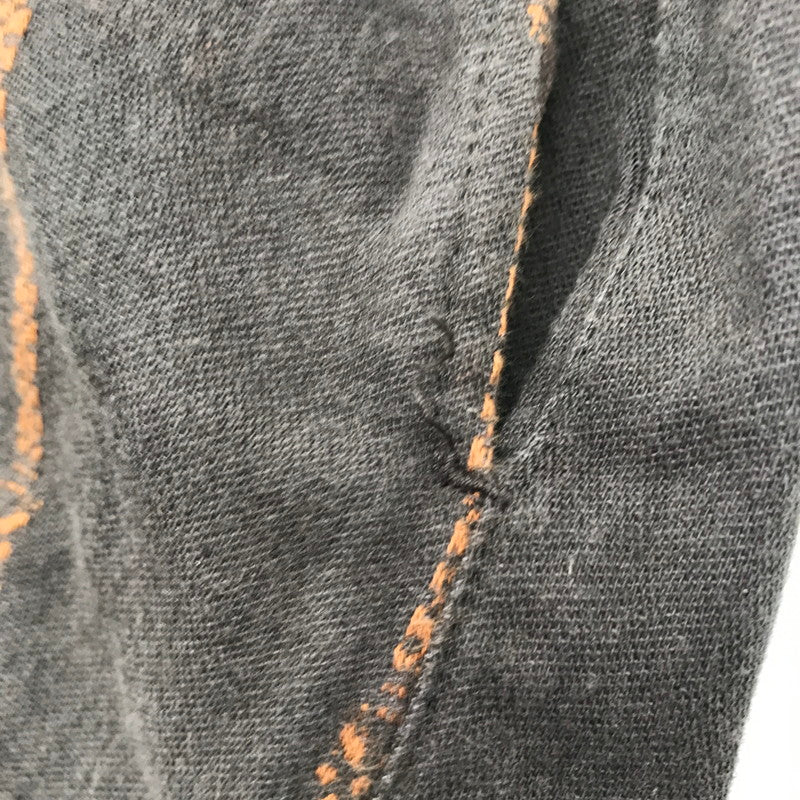 【中古品】【メンズ】 KAPITAL キャピタル 綿麻シャムストライプイージーパンツ ズボン BROWN SIZE:L ほつれ・シミあり・ボタン塗装剥がれあり 156-260617-io-09-fuzh 万代Net店