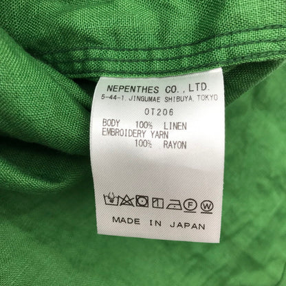 【中古品】【メンズ】 NEEDLES ニードルス OT206 WORK SHIRT ワークシャツ 長袖シャツ グリーン SIZE:L 140-260617-io-01-fuzh 万代Net店