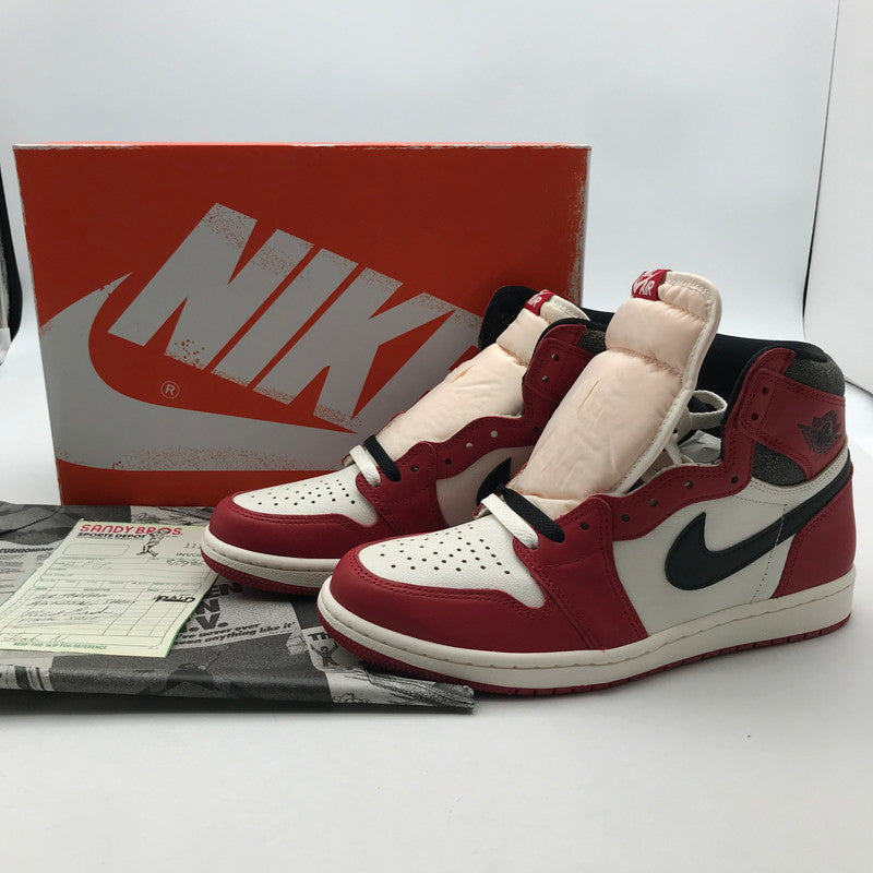 【中古美品】【メンズ】 NIKE ナイキ DZ5485-612 AIR JORDAN 1 HIGH OG "LOST & FOUND CHICAGO" RED.WHITE 27.0cm 黒タグ・シューレース・包み紙・箱有 スニーカー 靴 スレあり 160-260617-io-11-fuzh 万代Net店