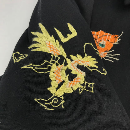 【中古品】【メンズ】 WAIPER.INC ワイパー 25WP115 SOUVENIR VIETNAM JACKET スーベニア ベトナム ジャケット 上着 BLACK SIZE:S ※汚れ・スレ・使用感有 145-260617-io-07-fuzh 万代Net店