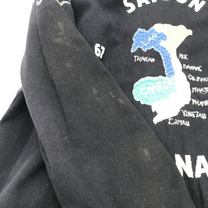 【中古品】【メンズ】 WAIPER.INC ワイパー 25WP115 SOUVENIR VIETNAM JACKET スーベニア ベトナム ジャケット 上着 BLACK SIZE:S ※汚れ・スレ・使用感有 145-260617-io-07-fuzh 万代Net店
