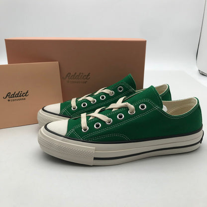 【中古美品】【メンズ】 CONVERSE ADDICT コンバース アディクト 1SD399 CHUCK TAYLOR CANVAS OX GREEN 26.0cm 箱有 スニーカー 靴 箱傷みあり 162-260617-io-10-fuzh 万代Net店