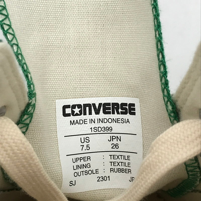 【中古美品】【メンズ】 CONVERSE ADDICT コンバース アディクト 1SD399 CHUCK TAYLOR CANVAS OX GREEN 26.0cm 箱有 スニーカー 靴 箱傷みあり 162-260617-io-10-fuzh 万代Net店