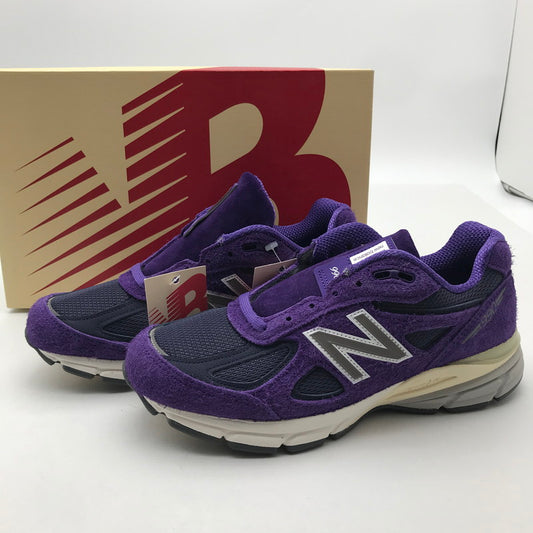 【中古美品】【メンズ】 NEW BALANCE ニューバランス 990V4 PURPLE SUEDE 25.0㎝ 箱付属 スニーカー 靴 162-260617-io-16-fuzh 万代Net店
