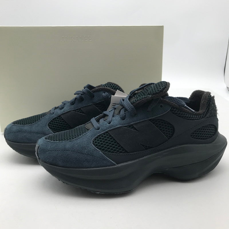 【中古美品】【レディース】 NEW BALANCE×AURALEE ニューバランス×オーラリー WARPED RUNNER NAVY 24.5㎝ 箱.タグ付属 スニーカー 靴 166-260617-io-13-fuzh 万代Net店