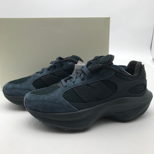 【中古美品】【レディース】 NEW BALANCE×AURALEE ニューバランス×オーラリー WARPED RUNNER NAVY 24.5㎝ 箱.タグ付属 スニーカー 靴 166-260617-io-13-fuzh 万代Net店