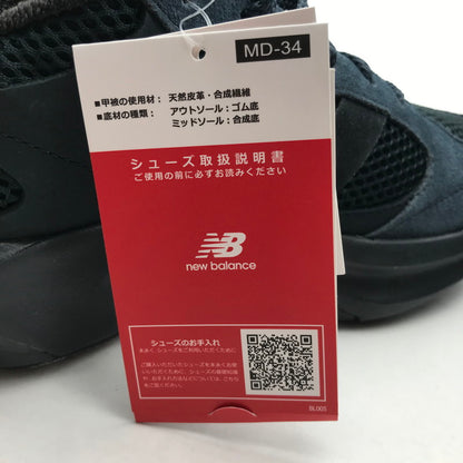 【中古美品】【レディース】 NEW BALANCE×AURALEE ニューバランス×オーラリー WARPED RUNNER NAVY 24.5㎝ 箱.タグ付属 スニーカー 靴 166-260617-io-13-fuzh 万代Net店