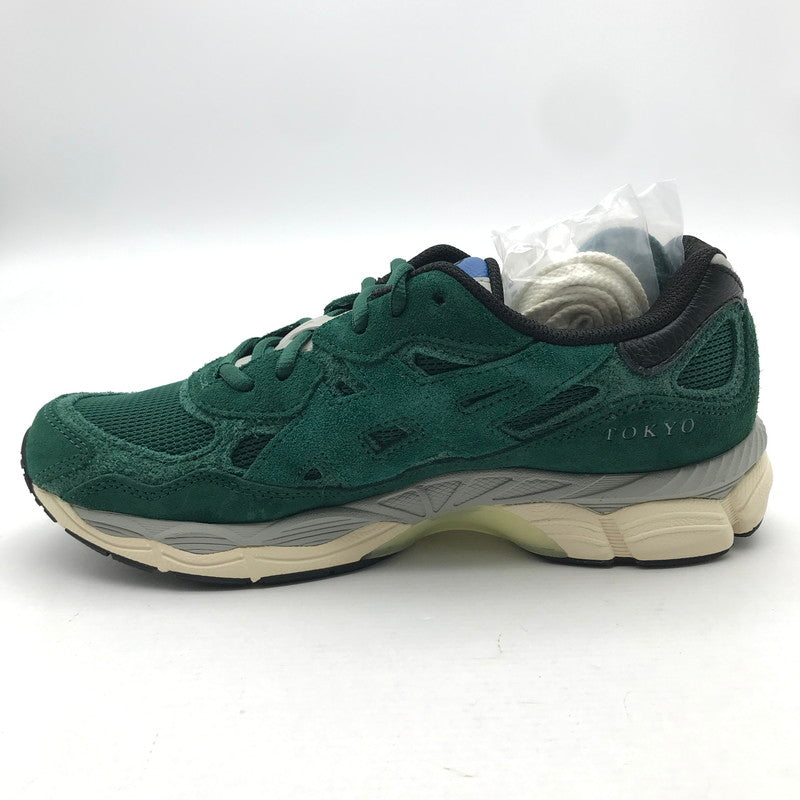 【中古美品】【メンズ】 ACICS×BALLAHOLIC アシックス×ボーラホリック GEL-NYC GREEN 25.0㎝ 箱.タグ.シューレース×5.インソール付属 スニーカー 靴 162-260617-io-15-fuzh 万代Net店
