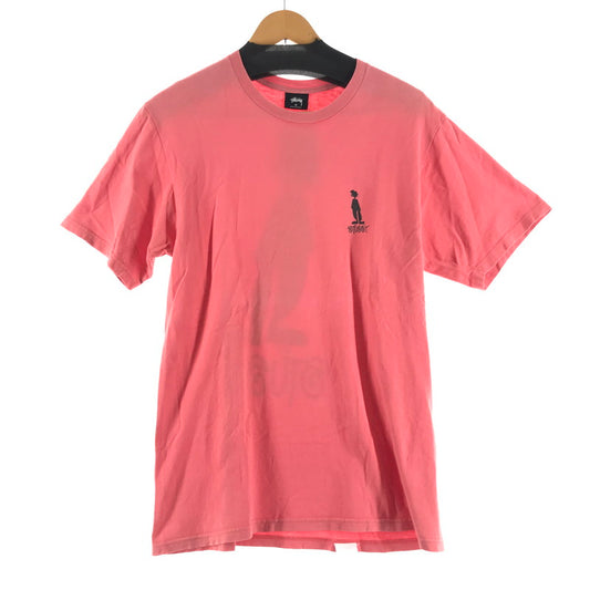 【中古品】【メンズ】 STUSSY ステューシー 半袖Tシャツ Tシャツ PINK SIZE:M シャドウマン ※使用感有 142-260617-io-02-fuzh 万代Net店