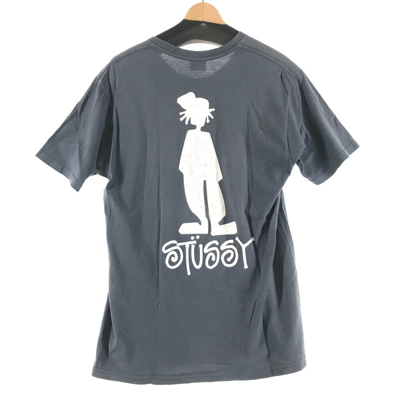 【中古品】【メンズ】 STUSSY ステューシー 半袖Tシャツ Tシャツ GRAY SIZE:M シャドウマン ※使用感有 142-260617-io-03-fuzh 万代Net店