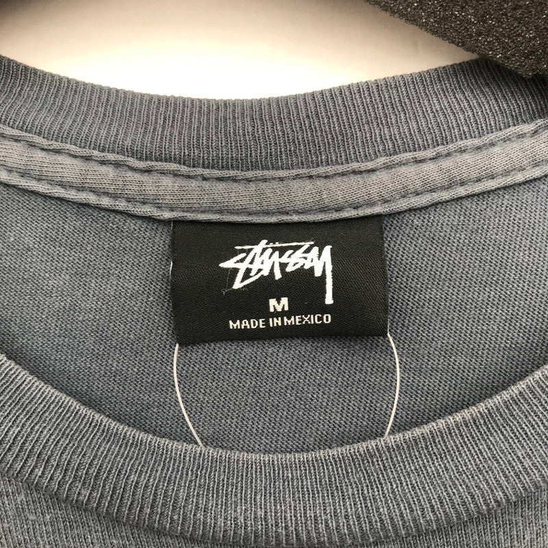 【中古品】【メンズ】 STUSSY ステューシー 半袖Tシャツ Tシャツ GRAY SIZE:M シャドウマン ※使用感有 142-260617-io-03-fuzh 万代Net店