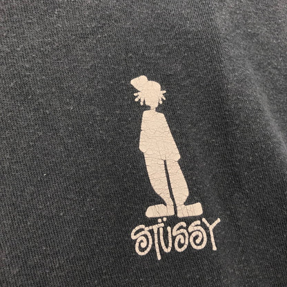 【中古品】【メンズ】 STUSSY ステューシー 半袖Tシャツ Tシャツ GRAY SIZE:M シャドウマン ※使用感有 142-260617-io-03-fuzh 万代Net店