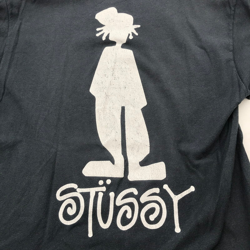 【中古品】【メンズ】 STUSSY ステューシー 半袖Tシャツ Tシャツ GRAY SIZE:M シャドウマン ※使用感有 142-260617-io-03-fuzh 万代Net店