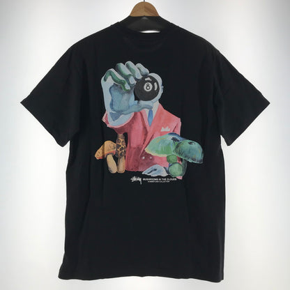 【中古品】【メンズ】 STUSSY ステューシー MUSHROOMS IN THE CLOUD S.S TEE Tシャツ BLACK SIZE:M キノコ　※使用感有 142-260617-io-05-fuzh 万代Net店