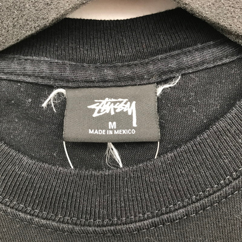 【中古品】【メンズ】 STUSSY ステューシー MUSHROOMS IN THE CLOUD S.S TEE Tシャツ BLACK SIZE:M キノコ　※使用感有 142-260617-io-05-fuzh 万代Net店