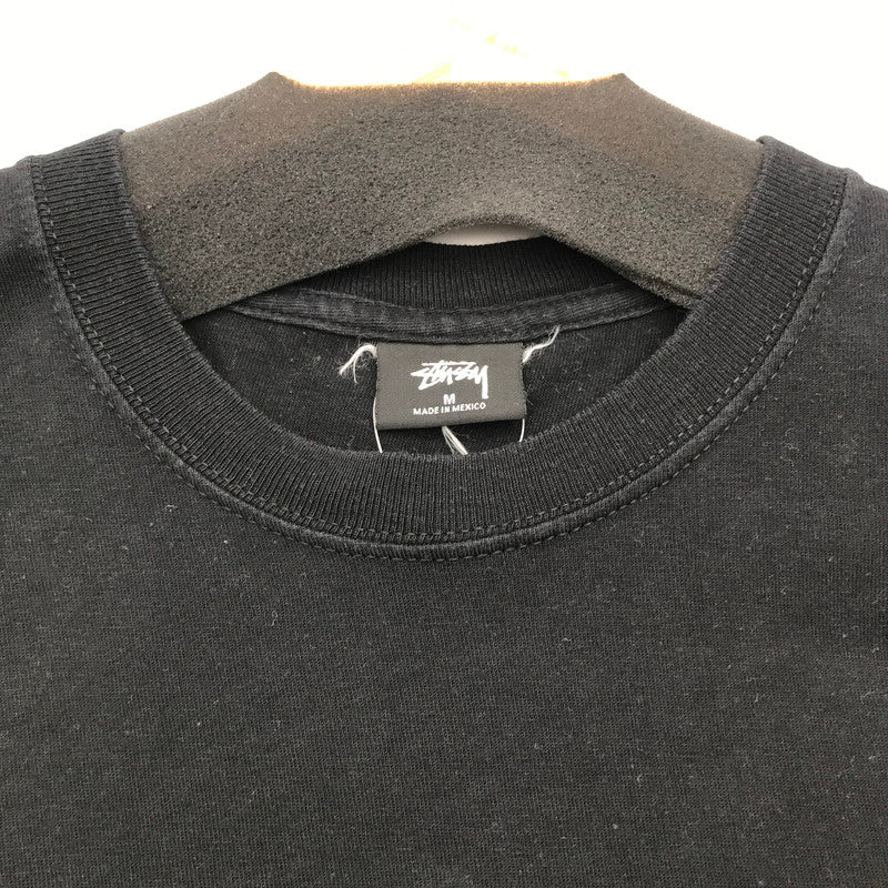 【中古品】【メンズ】 STUSSY ステューシー MUSHROOMS IN THE CLOUD S.S TEE Tシャツ BLACK SIZE:M キノコ　※使用感有 142-260617-io-05-fuzh 万代Net店