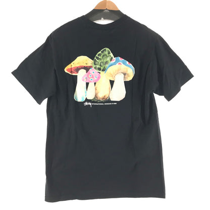 【中古品】【メンズ】 STUSSY ステューシー SHROOMS S.S TEE Tシャツ BLACK SIZE:M キノコ　※使用感有 142-260617-io-04-fuzh 万代Net店