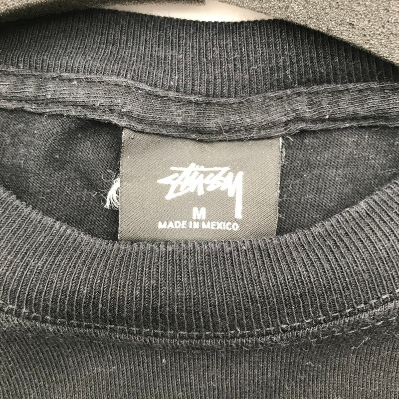 【中古品】【メンズ】 STUSSY ステューシー SHROOMS S.S TEE Tシャツ BLACK SIZE:M キノコ　※使用感有 142-260617-io-04-fuzh 万代Net店