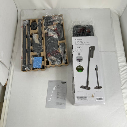 【中古美品】 NITORI ニトリ MA301SK DGY 紙パック式 コードレス スティッククリーナー 掃除機 101-260721-mh-02-fuz 万代Net店
