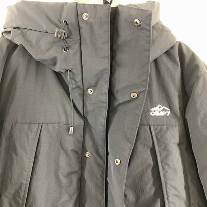 【中古品】【メンズ】 CAMP7 キャンプセブン CP4402631002 切替フードダウンジャケット BLACK SIZE:M ※汚れ(首回り)・使用感有 144-260803-io-03-fuzh カラー：ブラック 万代Net店