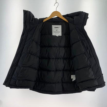 【中古品】【メンズ】 CAMP7 キャンプセブン CP4402631002 切替フードダウンジャケット BLACK SIZE:M ※汚れ(首回り)・使用感有 144-260803-io-03-fuzh カラー：ブラック 万代Net店