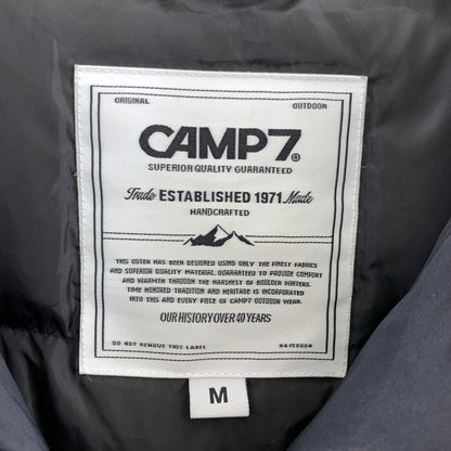 【中古品】【メンズ】 CAMP7 キャンプセブン CP4402631002 切替フードダウンジャケット BLACK SIZE:M ※汚れ(首回り)・使用感有 144-260803-io-03-fuzh カラー：ブラック 万代Net店