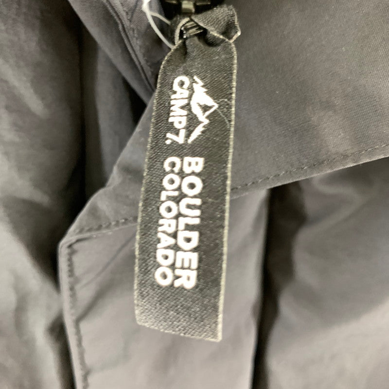 【中古品】【メンズ】 CAMP7 キャンプセブン CP4402631002 切替フードダウンジャケット BLACK SIZE:M ※汚れ(首回り)・使用感有 144-260803-io-03-fuzh カラー：ブラック 万代Net店