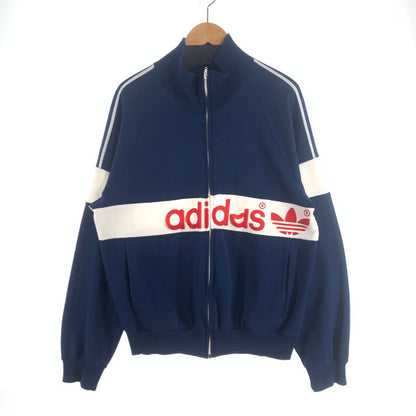 【中古品】【メンズ】 ADIDAS TRACK JACKET アディダス トラックジャケット ブルゾン ブランド 古着 ジャージ 145-260725-gm-11-fuzh サイズ：不明 カラー：ネイビー 万代Net店