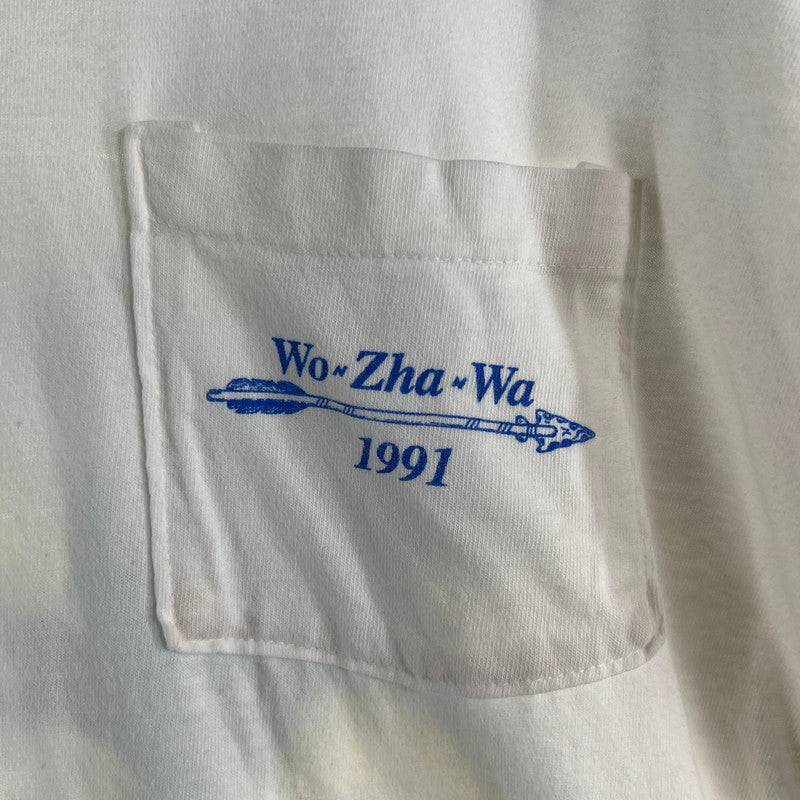 【中古品】【メンズ】 USED ユーズド CAMEL キャメルプリント半袖Tシャツ 145-260702-ny-18-fuzh サイズ：不明 カラー：ホワイト 万代Net店
