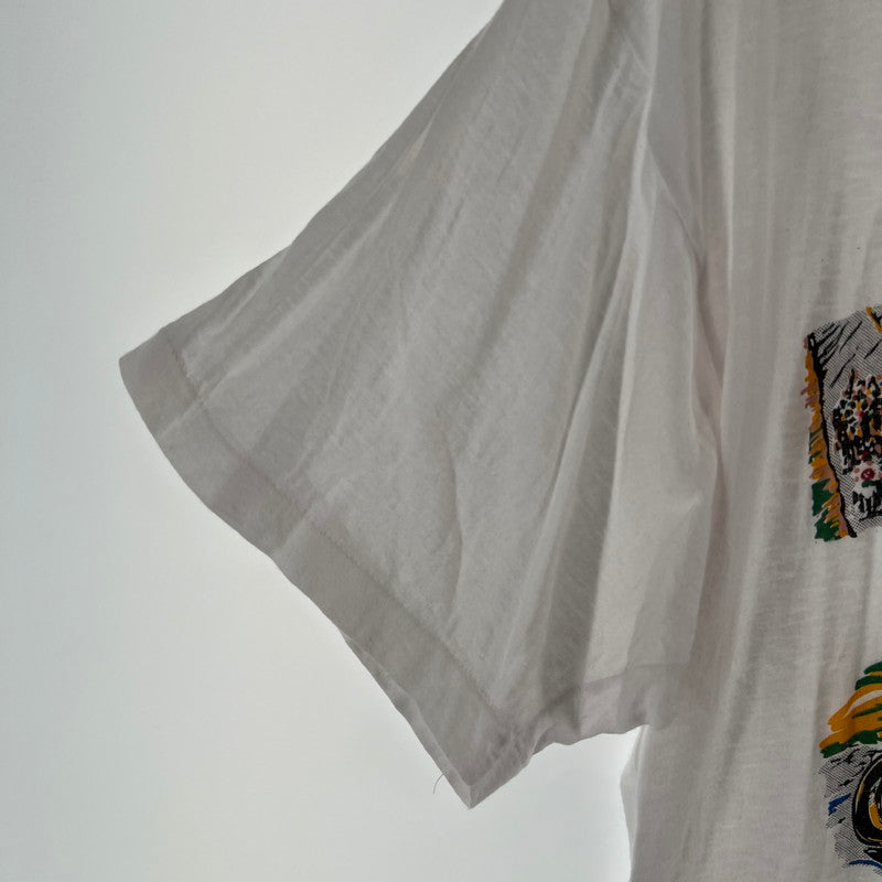 【中古品】【メンズ】 USED ユーズド 半袖Tシャツ ツール・ド・フランス PARIS LE TOUR ヴィンテージ 145-260702-ny-17-fuzh サイズ：XXL カラー：ホワイト 万代Net店