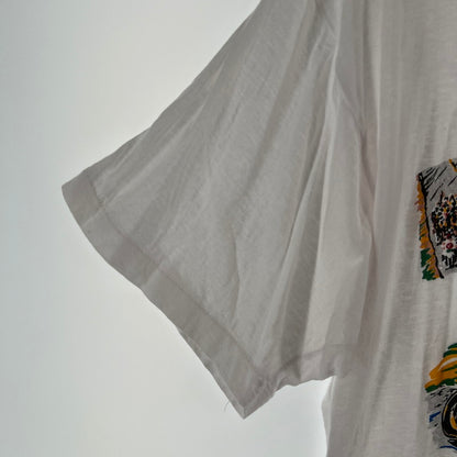 【中古品】【メンズ】 USED ユーズド 半袖Tシャツ ツール・ド・フランス PARIS LE TOUR ヴィンテージ 145-260702-ny-17-fuzh サイズ：XXL カラー：ホワイト 万代Net店