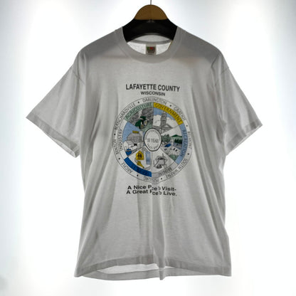 【中古品】【メンズ】 FRUIT OF THE LOOM ハーレーダビッドソン 半袖Tシャツ LAFAYETTE COUNTY 150YEARS 145-260723-ny-19-fuzh サイズ：L カラー：ホワイト 万代Net店