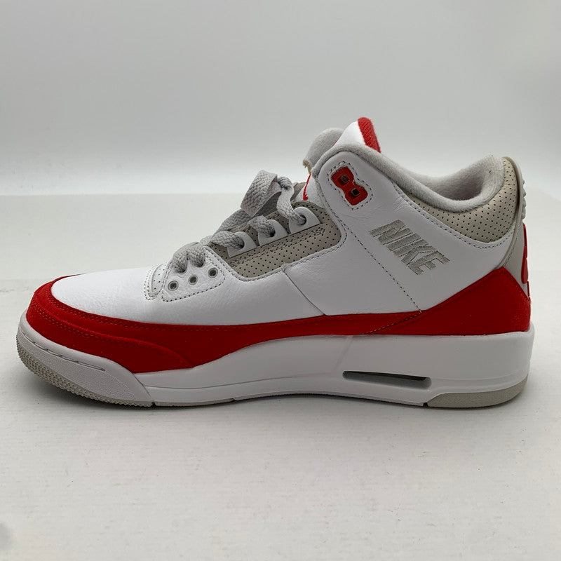 【中古品】【メンズ】 NIKE CJ0939-100 AIR JORDAN 3 RETRO ”TINKER WHITE UNIVERSITY RED" ナイキ エアジョーダン3 レトロ スニーカー 160-260628-gm-36-fuz サイズ：27.5cm カラー：レッド 万代Net店