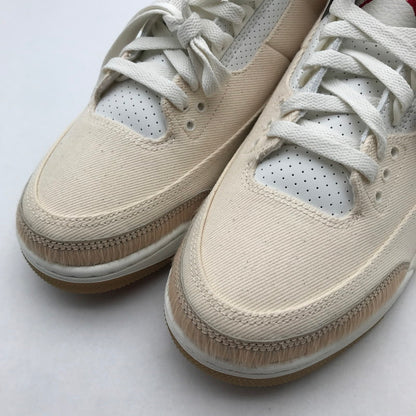 【中古美品】【メンズ】 LEVI'S×NIKE リーバイス×ナイキ IR0910-400 AIR JORDAN 3 RETRO SP ECRU DENIM 27.0cm 箱・黒タグ付属 スニーカー 靴 160-260617-io-12-fuzh 万代Net店