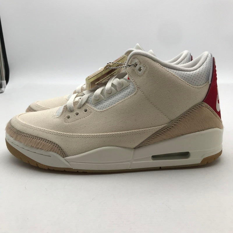 【中古美品】【メンズ】 LEVI'S×NIKE リーバイス×ナイキ IR0910-400 AIR JORDAN 3 RETRO SP ECRU DENIM 27.0cm 箱・黒タグ付属 スニーカー 靴 160-260617-io-12-fuzh 万代Net店