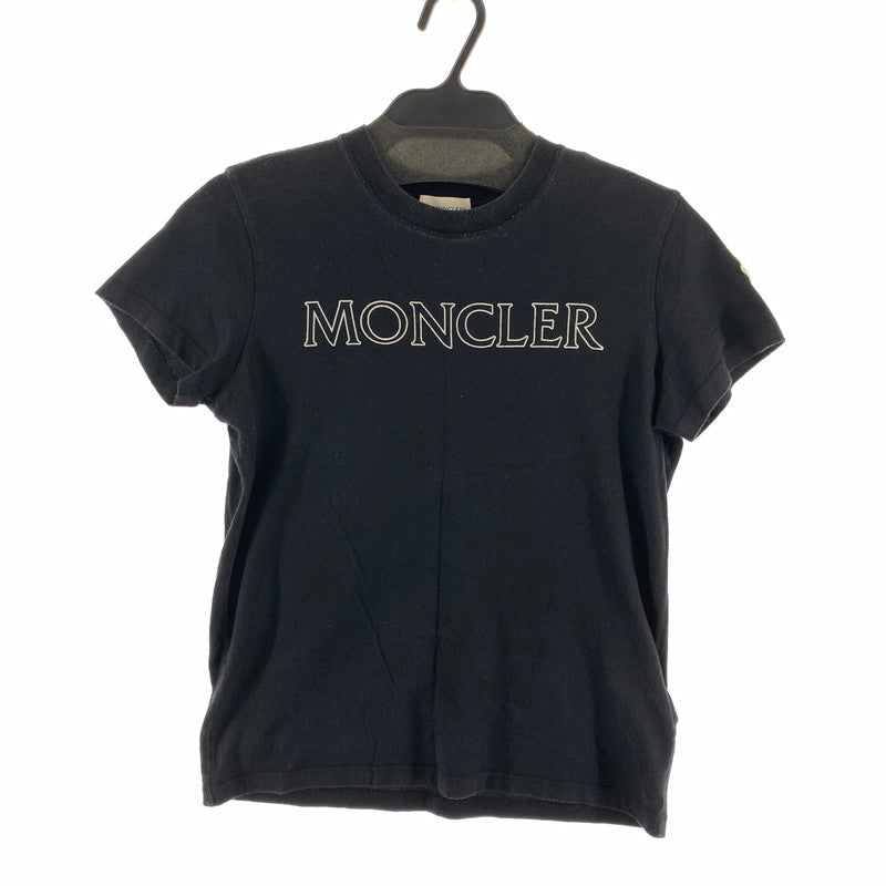 【中古品】【レディース】 MONCLER モンクレール Tシャツ 半袖Tシャツ BLACK ブラック SIZE:XS 毛玉・白いスレあり 170-260701-io-01-fuzh 万代Net店