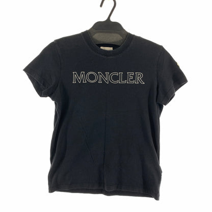 【中古品】【レディース】 MONCLER モンクレール Tシャツ 半袖Tシャツ BLACK ブラック SIZE:XS 毛玉・白いスレあり 170-260701-io-01-fuzh 万代Net店