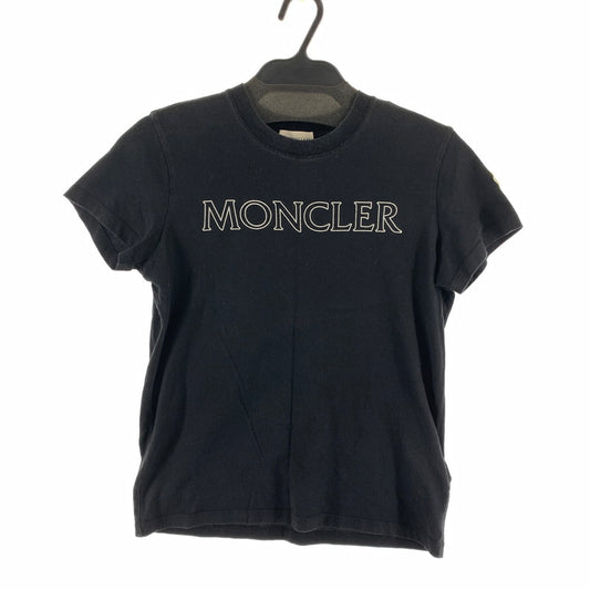 【中古品】【レディース】 MONCLER モンクレール Tシャツ 半袖Tシャツ BLACK ブラック SIZE:XS 毛玉・白いスレあり 170-260701-io-01-fuzh 万代Net店