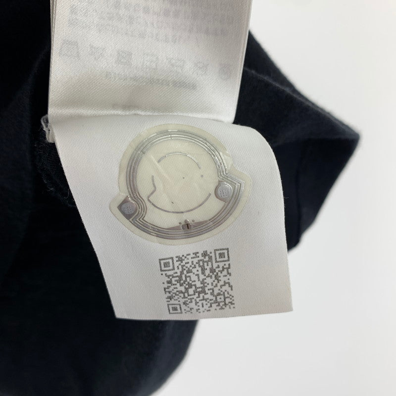 【中古品】【レディース】 MONCLER モンクレール Tシャツ 半袖Tシャツ BLACK ブラック SIZE:XS 毛玉・白いスレあり 170-260701-io-01-fuzh 万代Net店