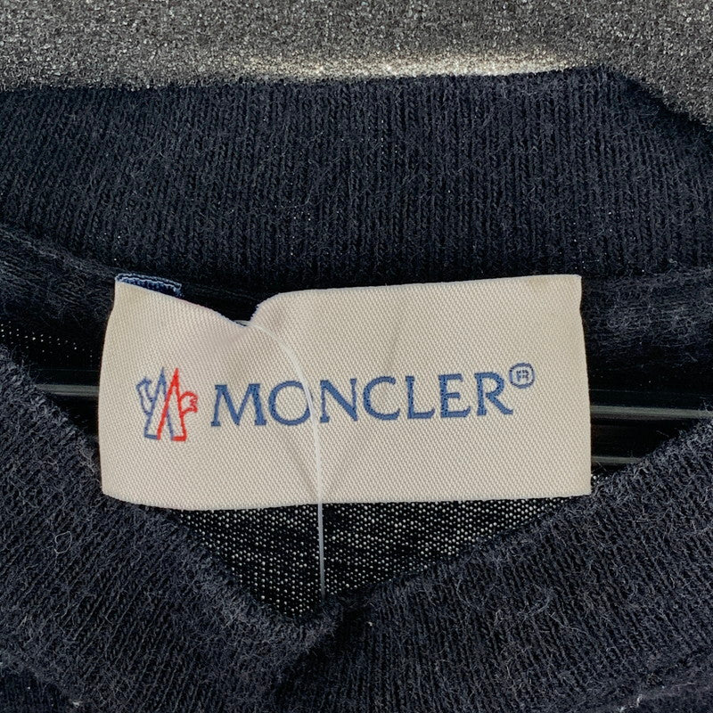 【中古品】【レディース】 MONCLER モンクレール Tシャツ 半袖Tシャツ BLACK ブラック SIZE:XS 毛玉・白いスレあり 170-260701-io-01-fuzh 万代Net店
