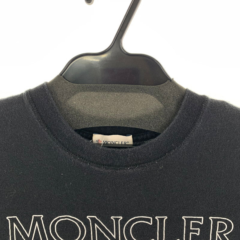 【中古品】【レディース】 MONCLER モンクレール Tシャツ 半袖Tシャツ BLACK ブラック SIZE:XS 毛玉・白いスレあり 170-260701-io-01-fuzh 万代Net店