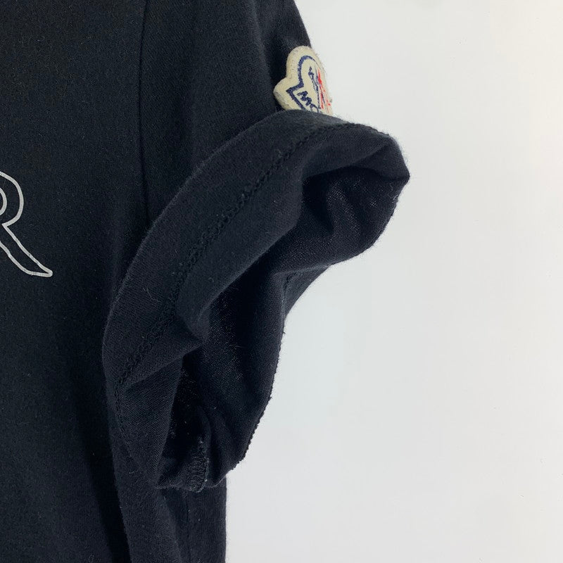 【中古品】【レディース】 MONCLER モンクレール Tシャツ 半袖Tシャツ BLACK ブラック SIZE:XS 毛玉・白いスレあり 170-260701-io-01-fuzh 万代Net店
