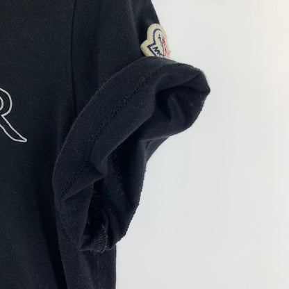【中古品】【レディース】 MONCLER モンクレール Tシャツ 半袖Tシャツ BLACK ブラック SIZE:XS 毛玉・白いスレあり 170-260701-io-01-fuzh 万代Net店