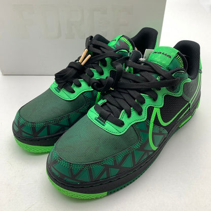 【中古美品】【メンズ】 NIKE ナイキ CW3918-001 AIR FORCE １ LOW REACT LOW ”NAIJA” エアフォース 1 ロー スニーカー 靴 160-260618-mh-25-fuzh サイズ：27.5cm カラー：ブラック グリーン 万代Net店